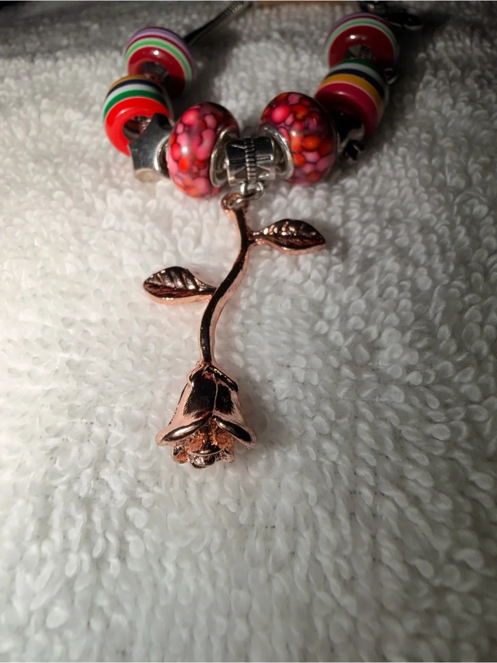 Handmade vibrant multicolored